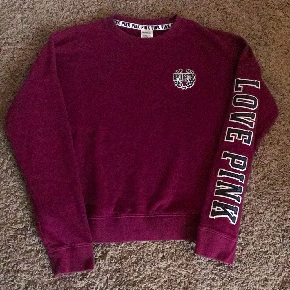 Victoria Secret Pink crew neck sweatshirt
